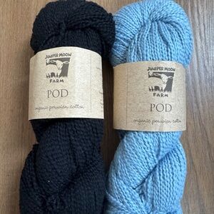 Yarn Destash! Jupiter Moon Farm Pod, Peruvian Cotton